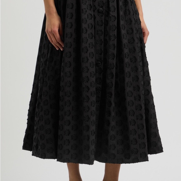 Sister Jane Mara floral-jacquard cotton-blend midi skirt - Picture 3 of 4